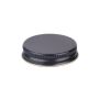 48-400 Black Metal Screw Cap With Customizable Liner Options