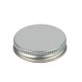 48-400 Silver Metal Screw Cap With Customizable Liner Options