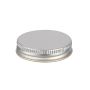 45-400 Silver Metal Screw Cap With Customizable Liner Options