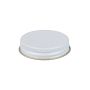 43-400 White Metal Screw Cap With Customizable Liner Options