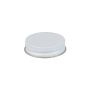 38-400 White Metal Screw Cap With Customizable Liner Options