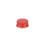 15-400 Red Metal Screw Cap With Customizable Liner Options