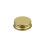 30-400 Gold Metal Screw Cap With Customizable Liner Options