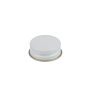 24-400 White Metal Screw Cap With Customizable Liner Options