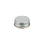 24-400 Silver Metal Screw Cap With Customizable Liner Options