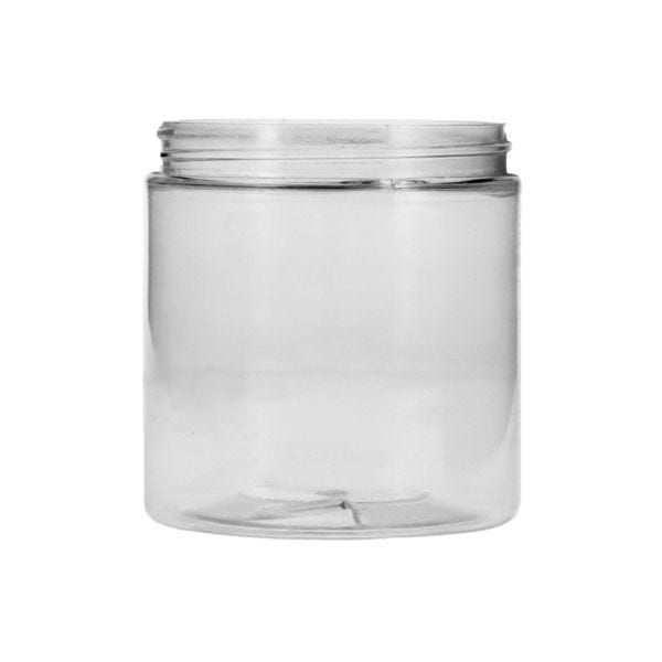 8oz (240ml) Clear PET Wide Mouth Round Plastic Jar - 70-400 Neck