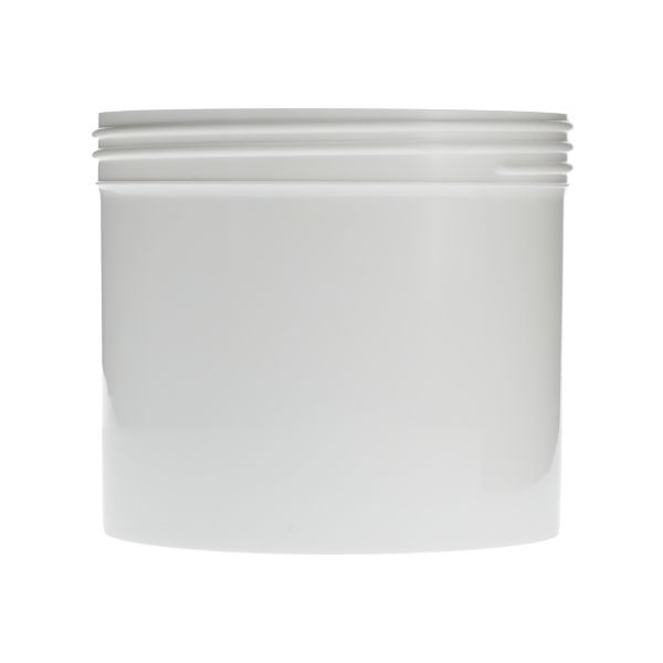 32oz (960ml) White PP Straight-Sided Round Plastic Jar - 120-400 Neck