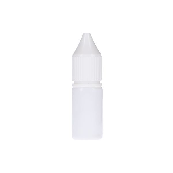 10ml White PET Chubby Gorilla Unicorn V3 Bottle With White CR Tamper Evident Break Off Band Closure 