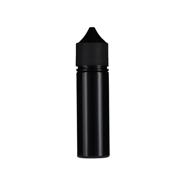 50ml Black PET Chubby Gorilla Unicorn V3 Bottle Black CR Tamper Evident Break Off Band Closure