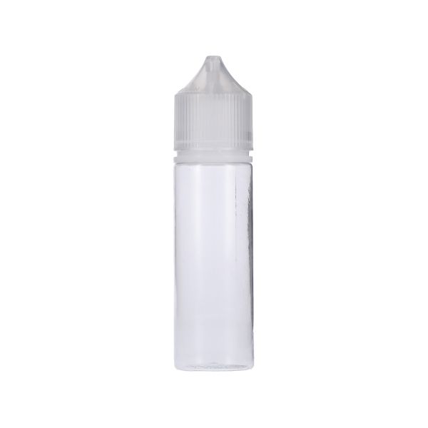 50ml Clear PET Chubby Gorilla Unicorn V3 Bottle With Natural CR Tamper Evident Break Off Band Closure 