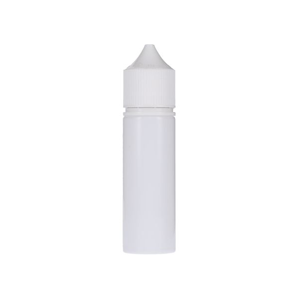 50ml White PET Chubby Gorilla Unicorn V3 Bottle With White CR Tamper Evident Break Off Band Closure 
