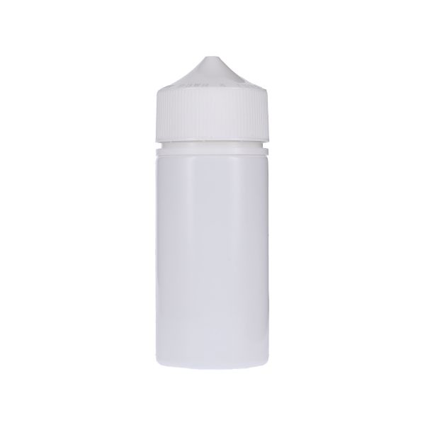 100ml White PET Chubby Gorilla Unicorn V3 Bottle With White CR Tamper Evident Break Off Band Closure 
