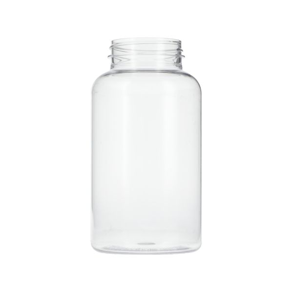 500cc Clear PET Packer Bottle Round - 53-400 Neck
