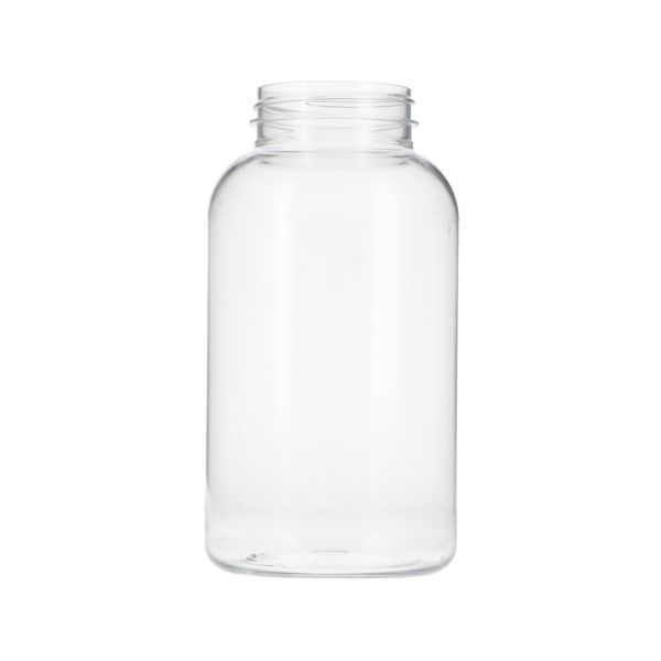 625cc Clear PET Packer Bottle Round - 53-400 Neck