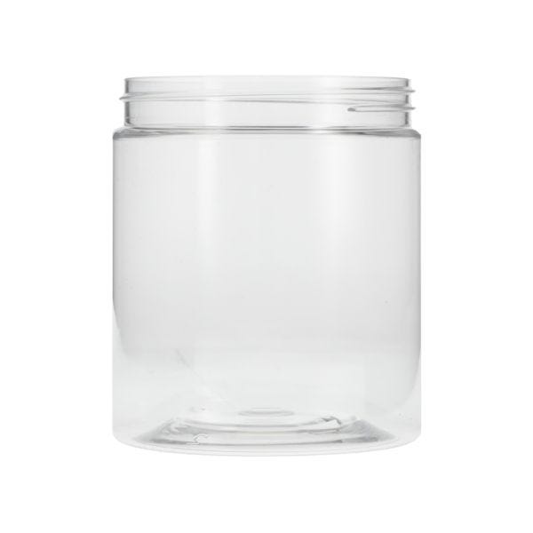 20oz (600ml) Clear PET Wide Mouth Jar Round - 89-400 Neck
