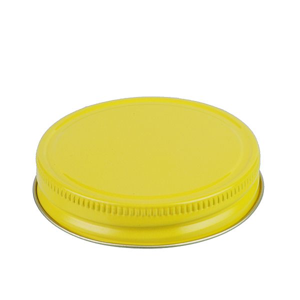 70G Yellow Metal Screw Cap With Plastisol Liner
