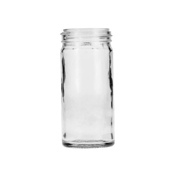 4oz (120ml) Flint (Clear) Paragon Round Glass Jar - 48-485 Neck