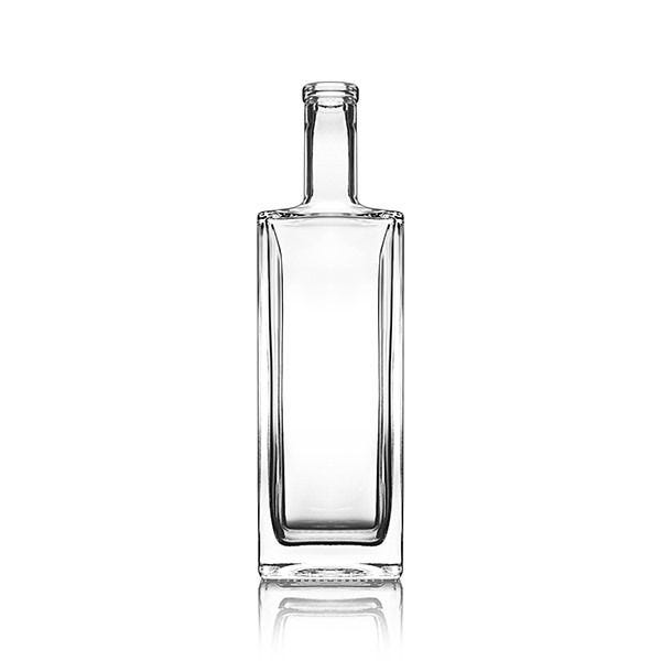 750ml (25.4oz) Flint (Clear) Glass Liberty Spirits Bar Top - 21.5mm Neck