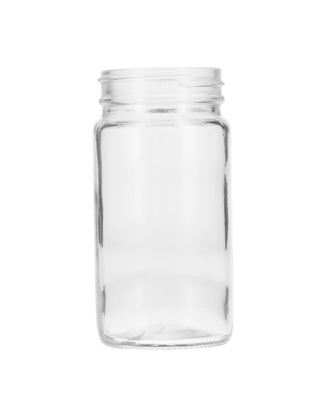 4oz Flint (Clear) Sample Round Glass Jar - 48-400 Neck