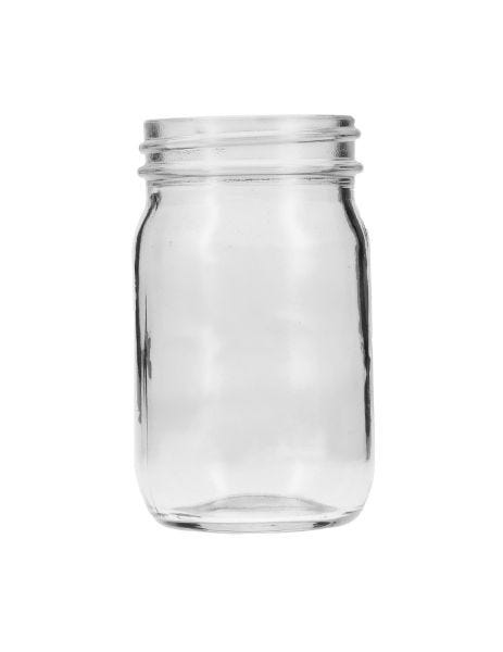 4oz Flint (Clear) Economy Round Glass Jar - 48-405 Neck