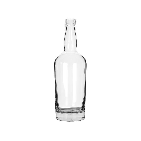 750ml (25.4oz) Flint Glass Tennessee bar Top Round - 18.5mm Neck