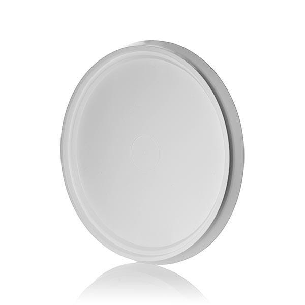 White Plastic Pry Off Pail Lid for 1 Gallon Drums (No Gasket)