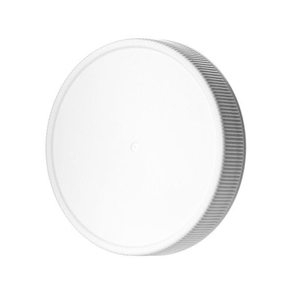 63-400 White Rib Side Matte Top PP Plastic Continuous Thread (CT) Cap - F217 Liner