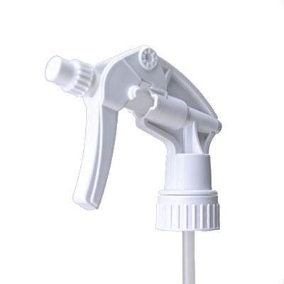 28-400 White Plastic Trigger Sprayer With Adjustable Nozzle (1.10ml output)