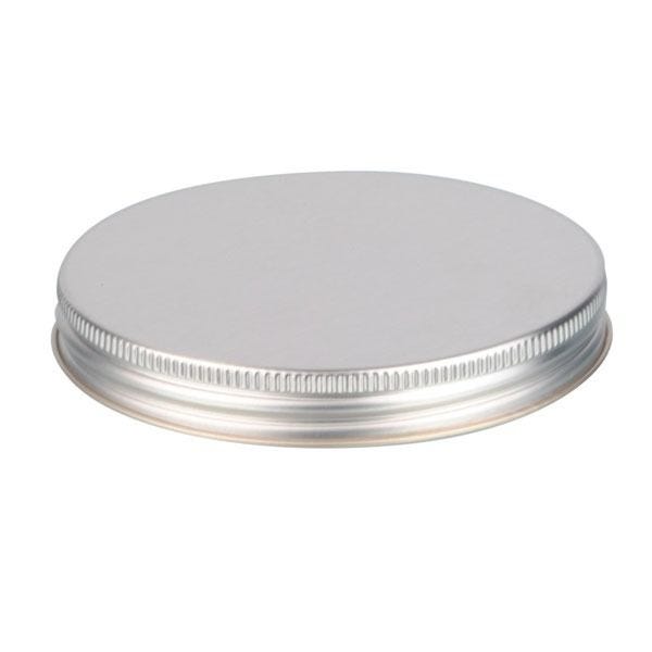 100-400 Silver Metal Screw Cap With Plastisol Liner