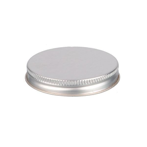 63-400 Silver Metal Screw Cap With Customizable Liner Options