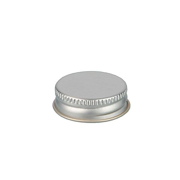 33-400 Silver Metal Screw Cap With Customizable Liner Options
