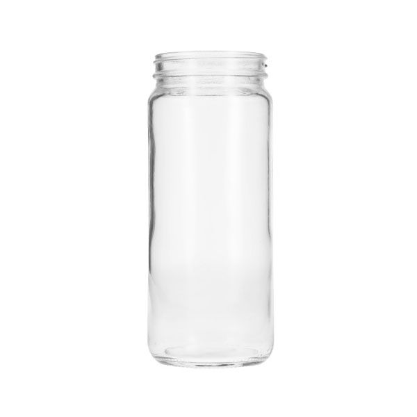 16oz (480ml) Flint Glass Paragon Jar Round - 63-405 Neck