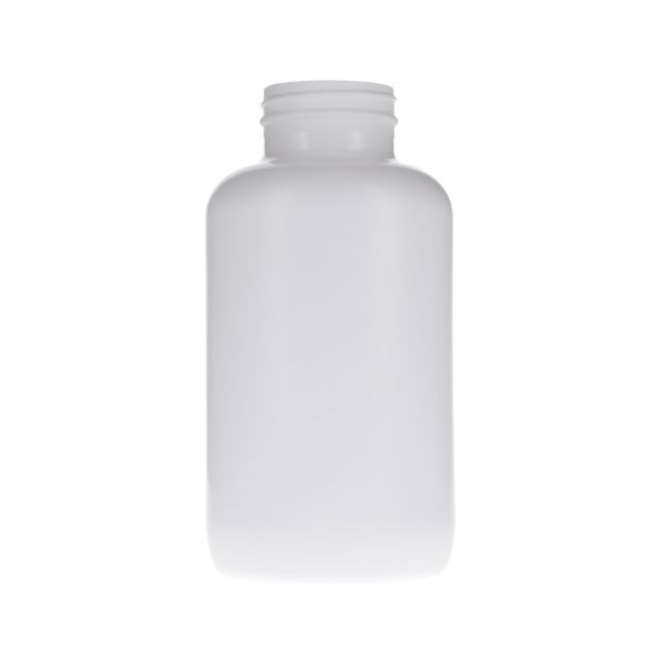 950cc (32oz) White HDPE Packer Bottle Round - 53-400 Neck
