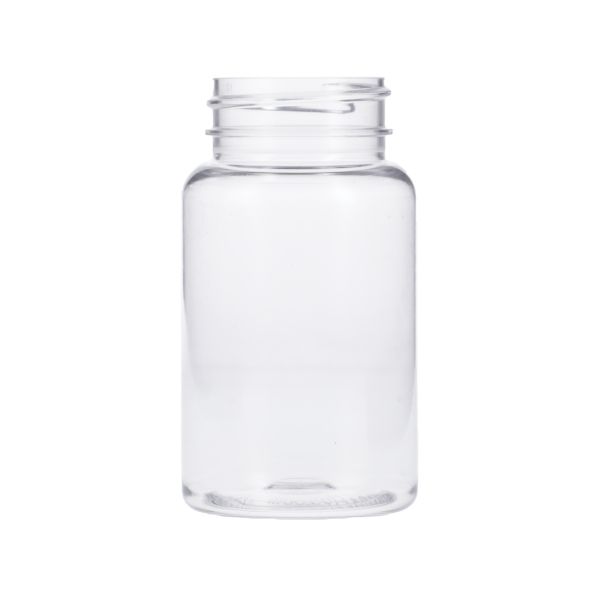 100cc Clear PET Packer Bottle Round - 38-400 Neck