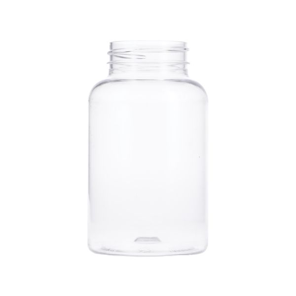 250cc Clear PET Packer Bottle Round - 45-400 Neck
