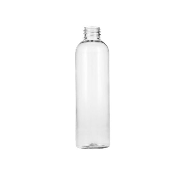 4oz (120ml) Clear PET Jefferson Bullet Style Round Plastic Bottle - 20-410 Neck