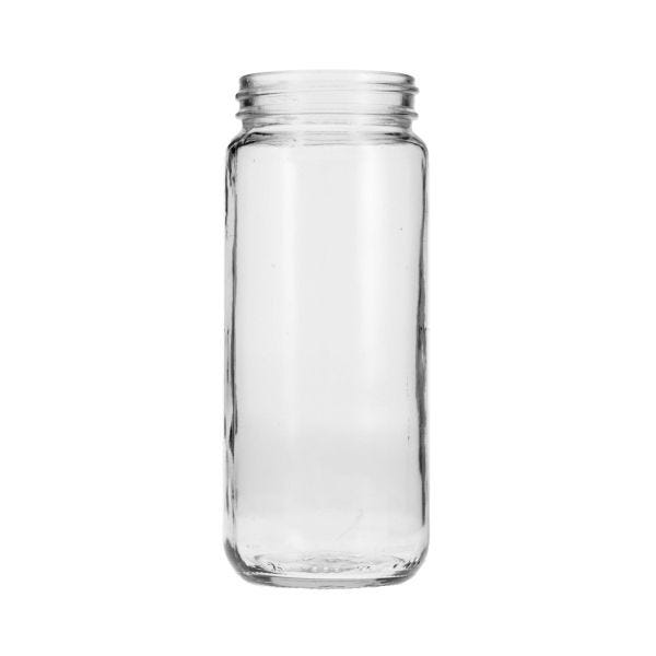 12oz (360ml) Flint (Clear) Paragon Round Glass Jar - 58-400 Neck