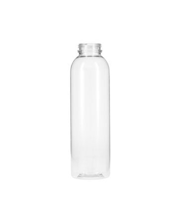 16oz (480ml) Clear PET Wide-Mouth Beverage Bottle Round - 38-385 DBJ Neck