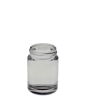 0.75oz Flint Glass Cream Jar