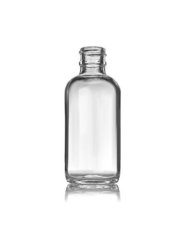 2oz Flint Boston Round Glass Bottle