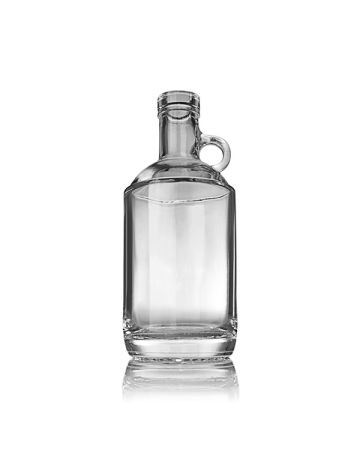 375ml (12.7oz) Flint (Clear) Moonshine Spirits Glass Bottle Round - 18.5mm Neck