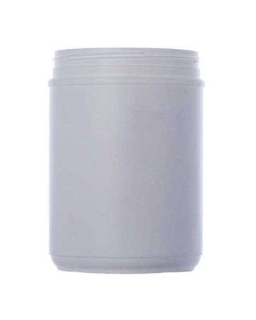 120oz White Color HDPE Plastic Jar With 120-400 Neck Finish