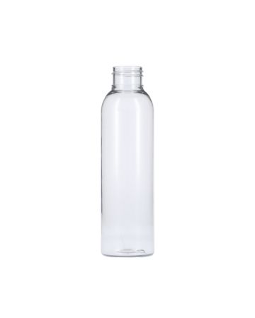 4.23oz (125ml) Clear PET 30% Sonata Round Plastic Bottle - 24-410 Neck (Recycled Plastic)