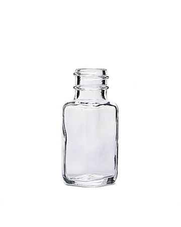 0.5oz Flint French Square Glass Bottle