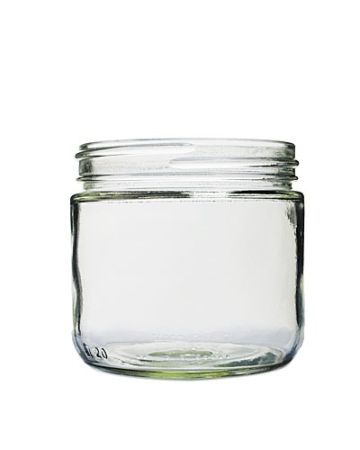 12oz Flint Glass Salsa Jar