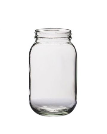 16oz Flint Glass Economy Jar