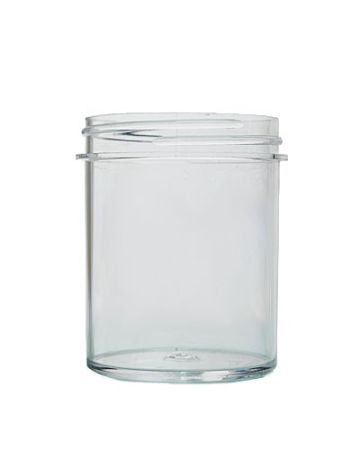 4oz Clear Straight-Sided Plastic Jar