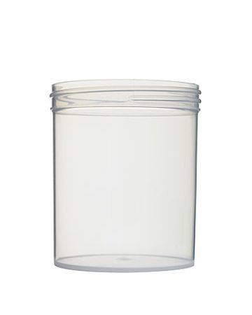 16oz Clarified PP Straight Sided Plastic Jar