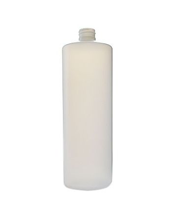 32oz Natural Plastic Cylinder Bottle