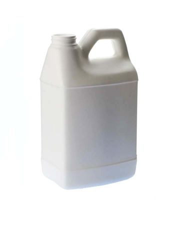 5 Gallon Natural Square Plastic Jug with Cap